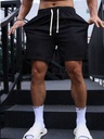 Men's Summer New Drawstring Waist Slanted Pocket Casual Shorts