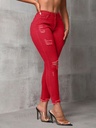 Unity Solid Color Skinny Fit Distressed Raw H