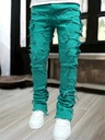 Fashionable Men's Creative Tassel Denim Pants