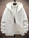 Men's Letter Printed Color Block Overized Varsity Jacket Without Hoodie